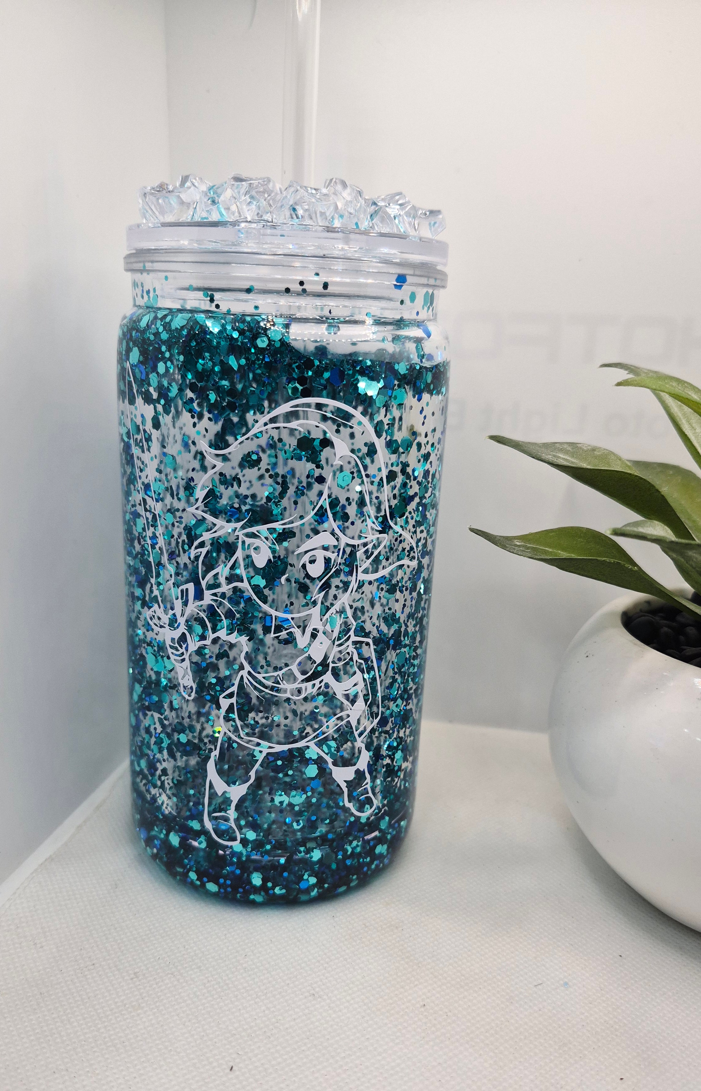 Snow Globe Tumbler "ZELDA"