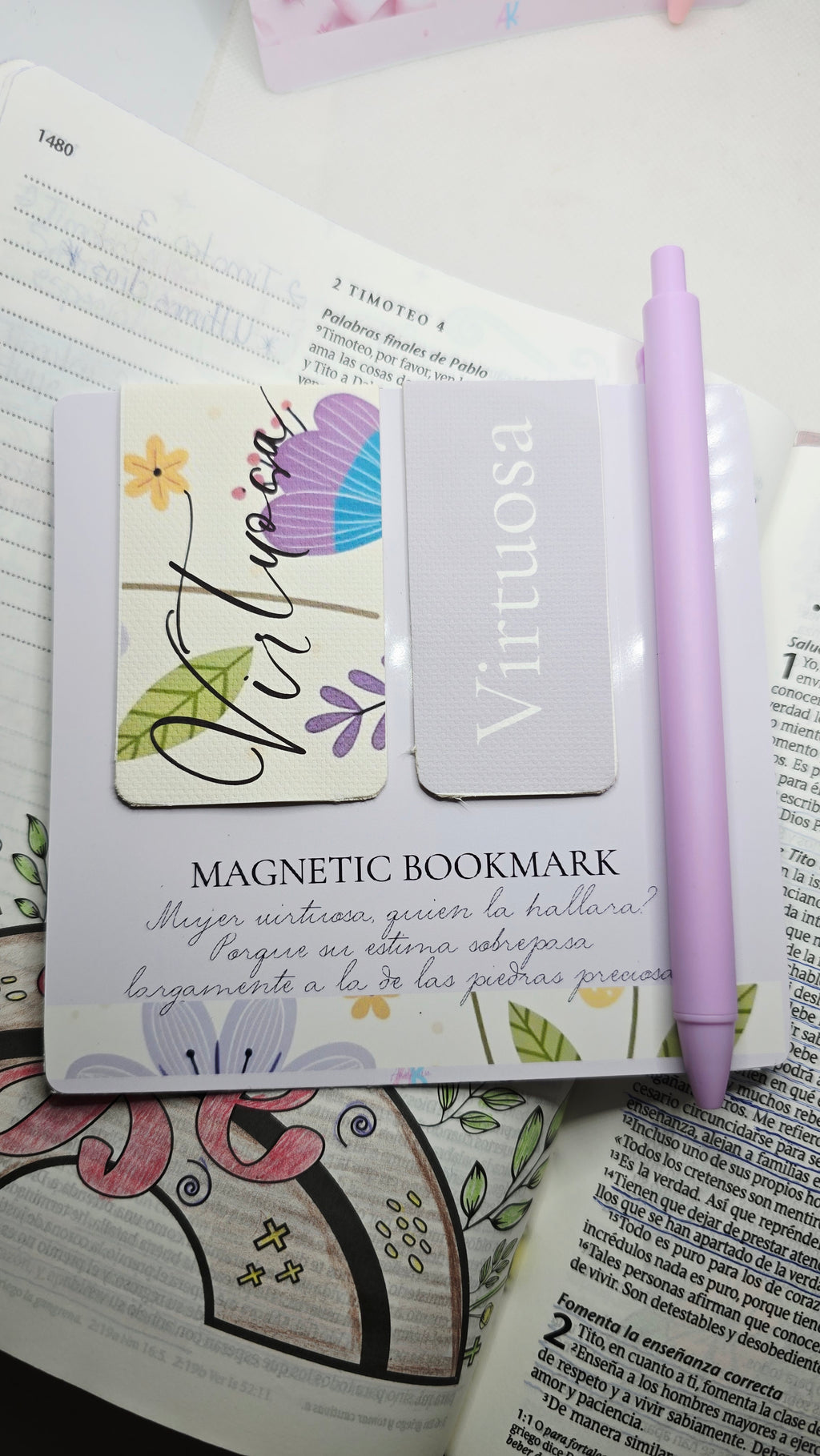 Magnetic Bookmark "VIRTUOSA