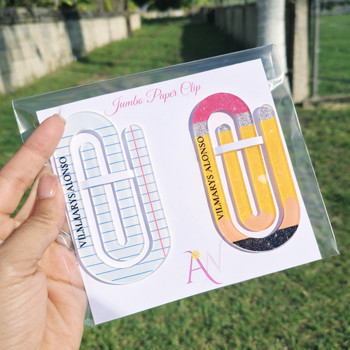Jumbo Paper Clip Personalizado – Set de 2