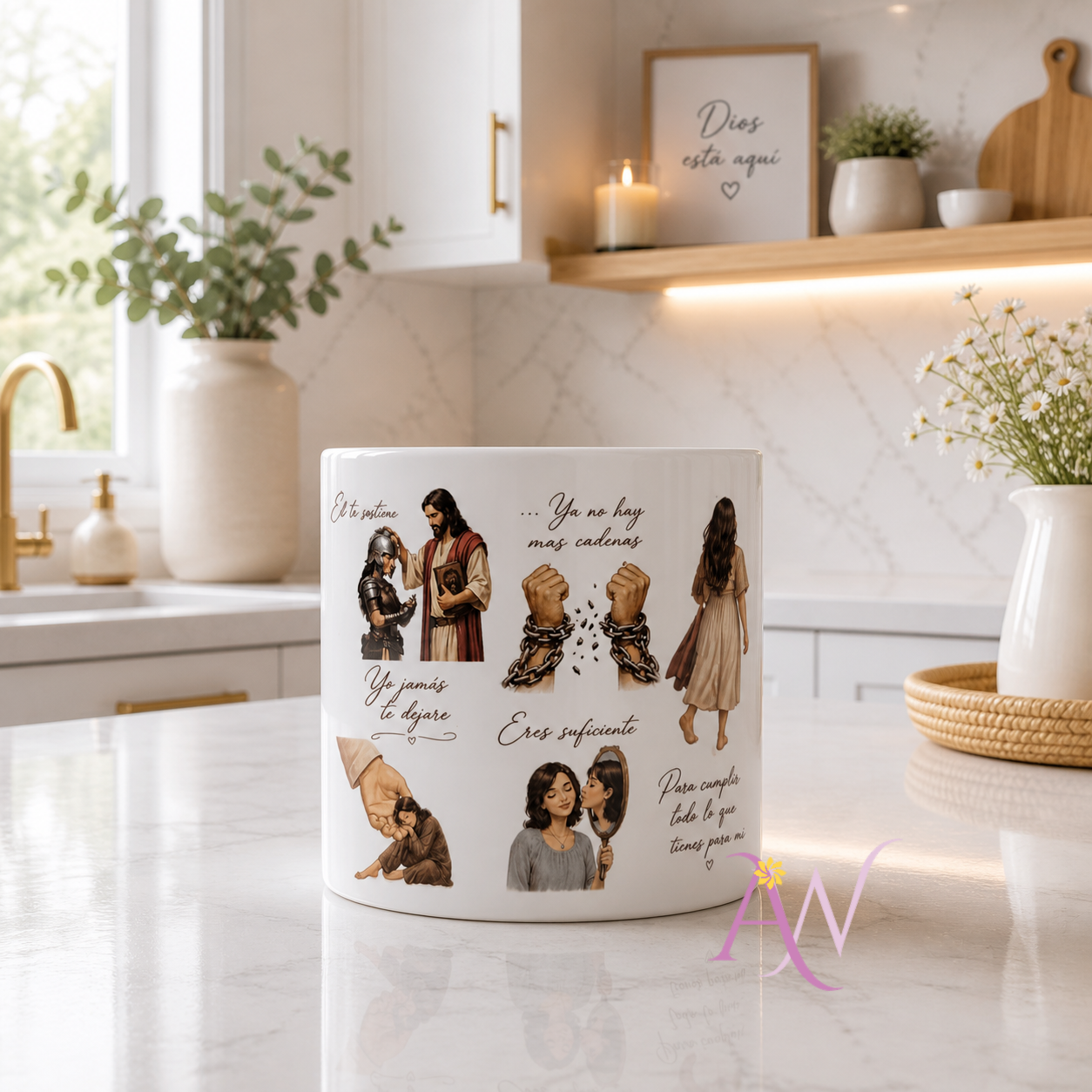 Taza “No Temas” – Mensaje de Fe y Fortaleza
