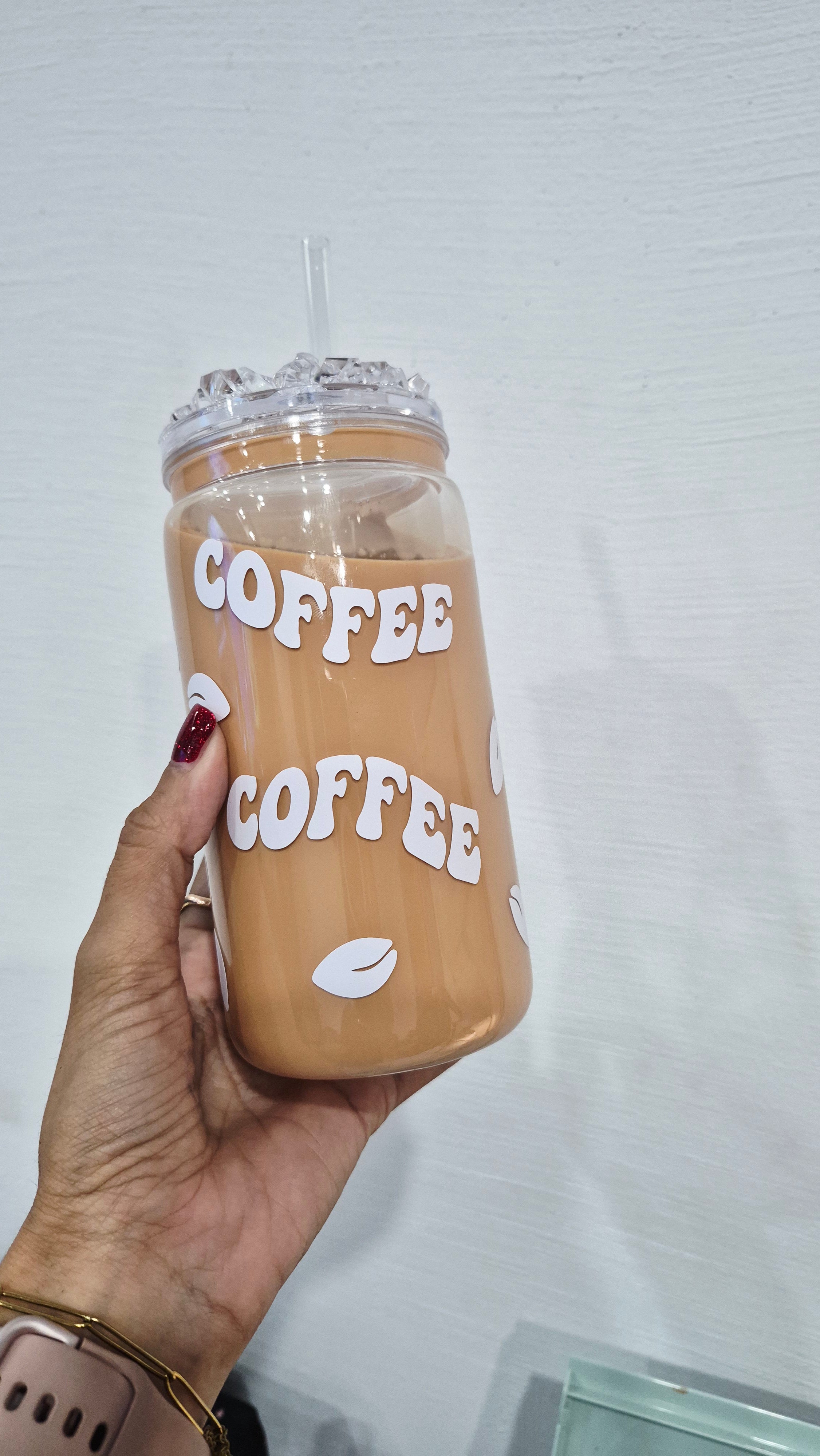 Snow Globe Tumbler "COFFEE"